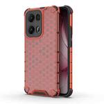 For OPPO Reno13 Pro 5G Global Honeycomb Shockproof Phone Case(Red)