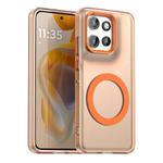 For Motorola ThinkPhone 25 Candy Magsafe PC Hybrid TPU Phone Case(Orange)