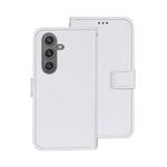 For Samsung Galaxy S25 5G idewei Crazy Horse Texture Leather Phone Case(White)