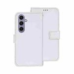 For Samsung Galaxy S25+ 5G idewei Crazy Horse Texture Leather Phone Case(White)