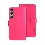 For Sony Xperia 1 VI idewei Crazy Horse Texture Leather Phone Case(Rose Red)