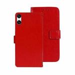 For Sony Xperia 10 VI idewei Crazy Horse Texture Leather Phone Case(Red)