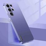 For Samsung Galaxy S25 Ultra 5G Streamer Series Micro Frosted Metal Paint PC Phone Case(Dark Purple)
