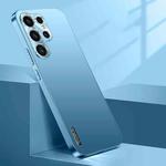For Samsung Galaxy S25 Ultra 5G Streamer Series Micro Frosted Metal Paint PC Phone Case(Sierra Blue)