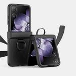For Xiaomi Mix Flip Ultra-thin Skin Feel Ring Phone Case with Hinge(Black)