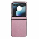 For Motorola Razr 40 Ultra Plush Full Coverage Phone Case(Pink)