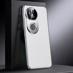 For vivo S20 Genuine Leather PC Phone Case(White)