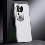 For vivo S20 Pro Genuine Leather PC Phone Case(White)