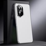 For Honor 300 Genuine Leather PC Phone Case(White)