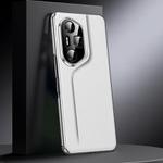 For Honor 300 Pro Genuine Leather PC Phone Case(White)