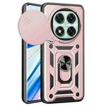 For Redmi Note 14 Pro 5G Sliding Camera Cover Design TPU+PC Phone Case(Rose Gold)