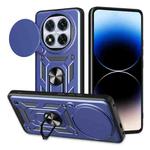 For Redmi Note 14 Pro+ 5G Sliding Camera Cover Design TPU+PC Phone Case(Blue)