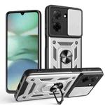 For Redmi A5 4G 173.3mm Sliding Camera Cover Design TPU+PC Phone Case(Silver)