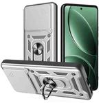 For Redmi K80 5G Sliding Camera Cover Design TPU+PC Phone Case(Silver)