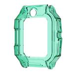 For Xiaotiancai Z6P Half Coverage Hollow TPU Watch Protective Case(Transparent Green)