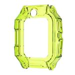 For Xiaotiancai Z6P Half Coverage Hollow TPU Watch Protective Case(Fluorescent Green)