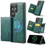 For Samsung Galaxy S25 Ultra 5G DG.MING MAGKING-K2 Series MagSafe RFID Card Bag Detachable Phone Case(Green)