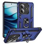 For Redmi Note 14 5G Shockproof TPU + PC Phone Case with Holder(Blue)