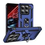 For Xiaomi 15 Shockproof TPU + PC Phone Case with Holder(Blue)
