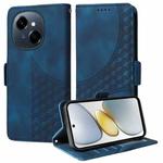 For Tecno Spark Go 1 / Pop 9 / Spark Go 2025 Embossed Rhombus Starry Leather Phone Case(Blue)