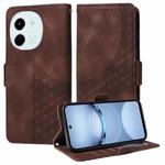 For Tecno Spark 30 5G / Pova 6 Neo 5G Embossed Rhombus Starry Leather Phone Case(Brown)