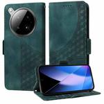 For Infinix Zero 40 4G / 5G Embossed Rhombus Starry Leather Phone Case(Green)