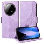 For Infinix Zero 40 4G / 5G Embossed Rhombus Starry Leather Phone Case(Purple)