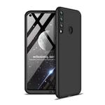 For Huawei P40 Lite E GKK Three Stage Splicing Full Coverage PC Protective Case(Black)