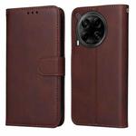 For Tecno Camon 30 4G / 5G Classic Calf Texture Flip Leather Phone Case(Brown)