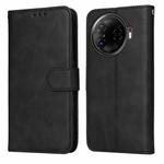 For Tecno Camon 30 Pro Classic Calf Texture Flip Leather Phone Case(Black)