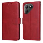 For Tecno Pova 7 5G Classic Calf Texture Flip Leather Phone Case(Red)