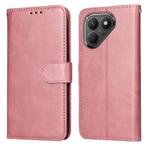 For Tecno Pova 7 5G Classic Calf Texture Flip Leather Phone Case(Rose Gold)