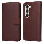 For Tecno Spark 40 Pro  4G Classic Calf Texture Flip Leather Phone Case(Brown)