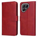 For Tecno Pova 7 5G Classic Calf Texture Flip Leather Phone Case(Red)