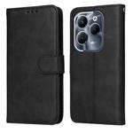 For Infinix Hot 40 / Hot 40 Pro Classic Calf Texture Flip Leather Phone Case(Black)