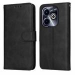 For Infinix Hot 40i Classic Calf Texture Flip Leather Phone Case(Black)