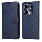 For Infinix Hot 40i Classic Calf Texture Flip Leather Phone Case(Blue)