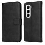 For Infinix Hot 50 Pro+ 4G Classic Calf Texture Flip Leather Phone Case(Black)