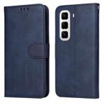 For Infinix Hot 50 Pro+ 4G Classic Calf Texture Flip Leather Phone Case(Blue)