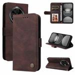 For Tecno Spark 30C Skin Feel Life Tree Metal Button Leather Phone Case(Brown)