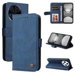 For Tecno Spark 30 4G Skin Feel Life Tree Metal Button Leather Phone Case(Blue)