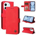 For Tecno Spark 30 5G / Pova 6 Neo 5G Skin Feel Life Tree Metal Button Leather Phone Case(Red)