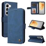 For Infinix Hot 50 4G Skin Feel Life Tree Metal Button Leather Phone Case(Blue)