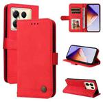 For Infinix Note 40 5G Skin Feel Life Tree Metal Button Leather Phone Case(Red)