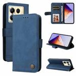 For Infinix Note 40 5G Skin Feel Life Tree Metal Button Leather Phone Case(Blue)