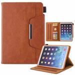 For iPad mini 6 / mini 2024 Hardware Buckle Smart Leather Tablet Case(Brown)