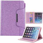 For iPad mini 6 / mini 2024 Hardware Buckle Smart Leather Tablet Case(Glitter Purple)