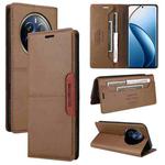 For Realme 12 Pro+ GQUTROBE G01 RFID Anti-theft Leather Phone Case(Brown)