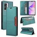 For OPPO A57 5G / A77 5G GQUTROBE G01 RFID Anti-theft Leather Phone Case(Green)