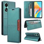 For OPPO A78 4G GQUTROBE G01 RFID Anti-theft Leather Phone Case(Green)